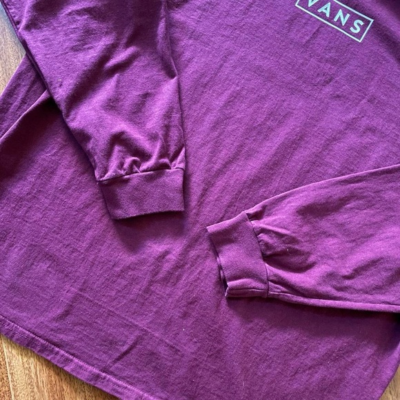 Vans Maroon Long Sleeve Tee - Size XL - Picture 7 of 8